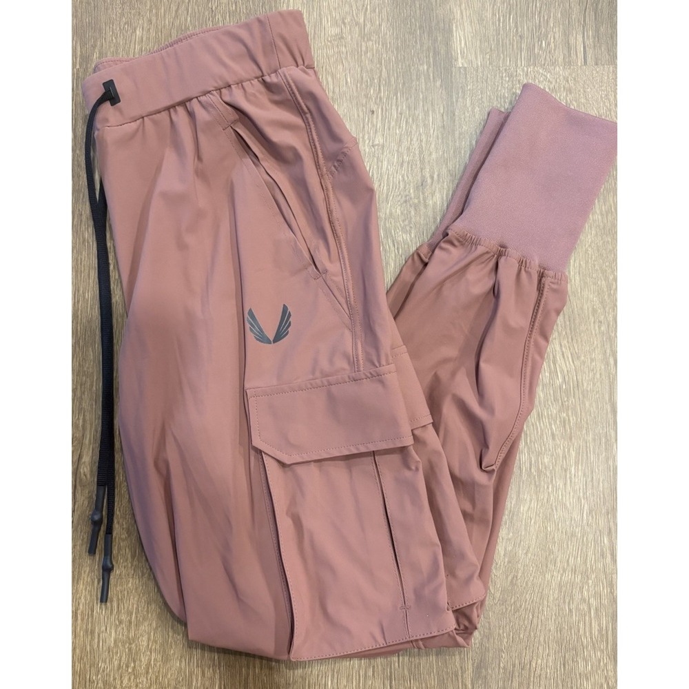 ASRV Tetra Lite Joggers Men's Small High Rib Cargo Pants DSG 0437 Pinkish